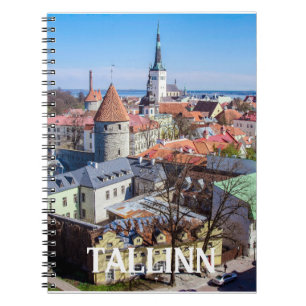 Tallinn vid tunnelbanan i Estland Anteckningsbok