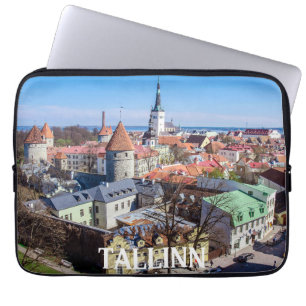 Tallinn vid tunnelbanan i Estland Laptop Fodral