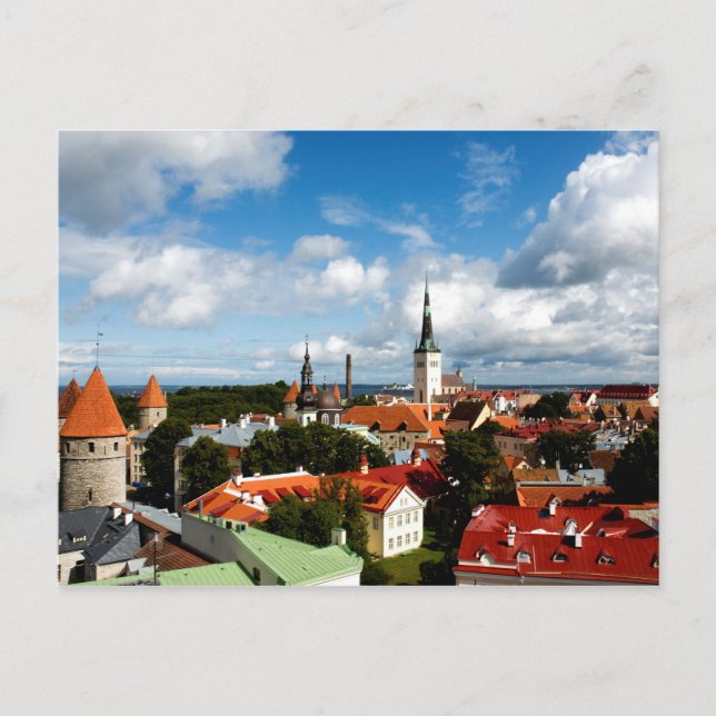 Tallinns tak vykort (Framsida)