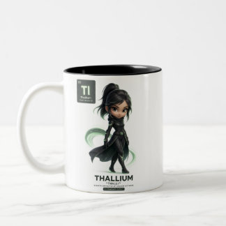 Tallium (Tl) Element City™ | Söt 3D-vetenskap Två-Tonad Mugg