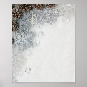 Tallkottar, Snöflingor Poster