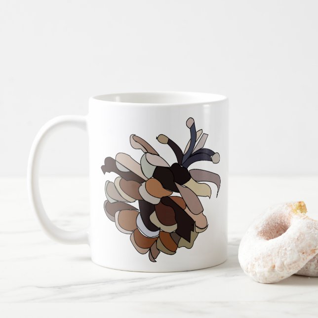 Tallkotte Modern Natur Kaffemugg (Med munk)