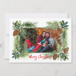 Tallrik 1-foto 5x7 Platt  Julkort