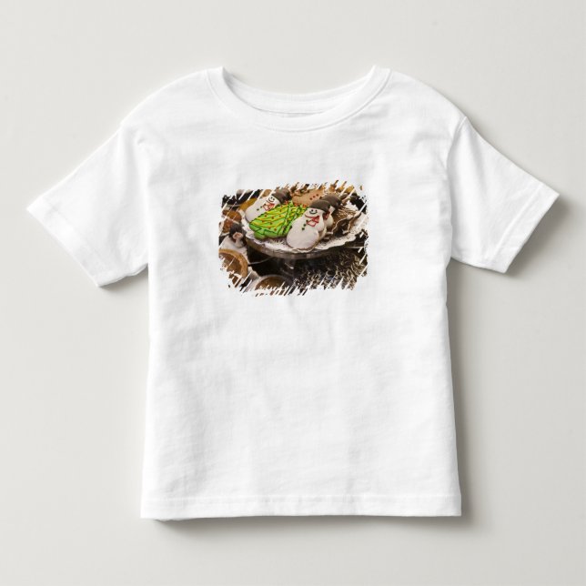 Tallrik med färska julkakao tee (Framsida)
