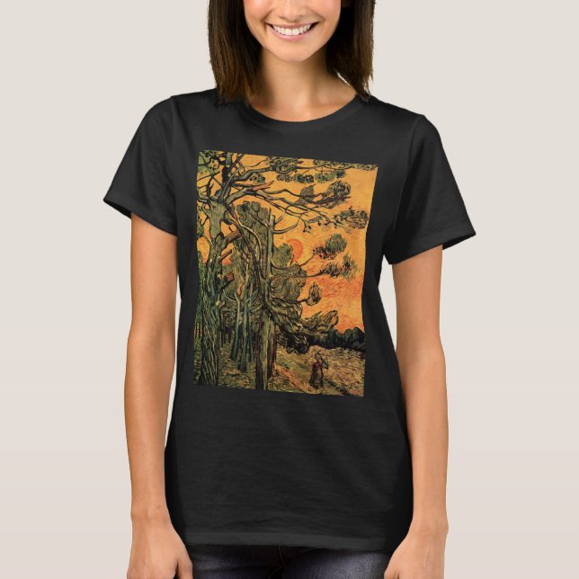 Tallrik med tallar av Vincent van Gogh T Shirt (Framsida)