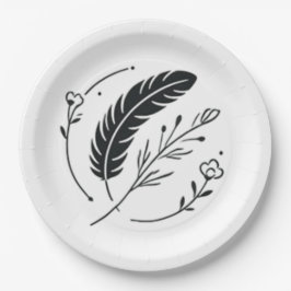 Tallrikar eller papprare tallrikar för engångsbruk