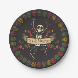 Tallrikar för papper för Diameter de los Muertos