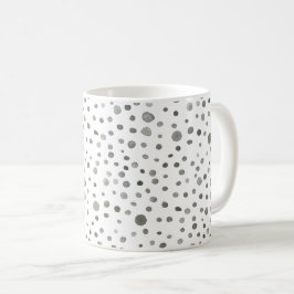 Tallrikskonfetti Vattenfärgspunkter Klassisk Mugg