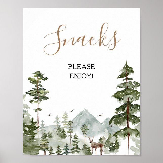 Talltävlan Väntar Par Dusch Snacks Poster (Framsidan)