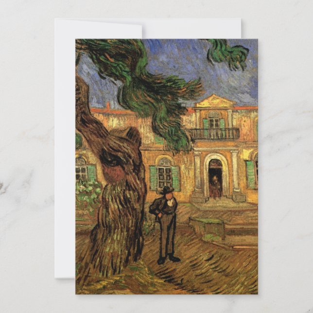 Tallträd i Saint-Paul av Vincent van Gogh (Framsida)