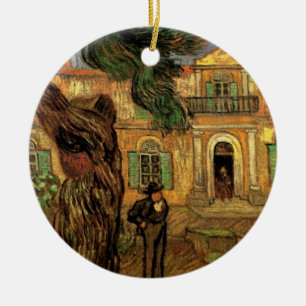 Tallträd i Saint-Paul av Vincent van Gogh Julgransprydnad Keramik