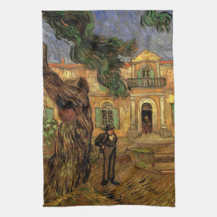 Tallträd i Saint-Paul av Vincent van Gogh Kökshandduk