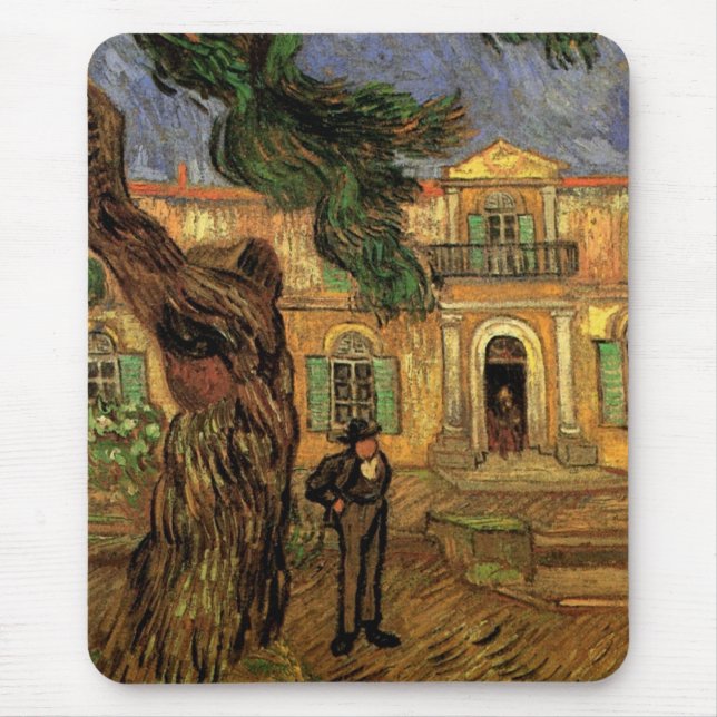 Tallträd i Saint-Paul av Vincent van Gogh Musmatta (Framsidan)