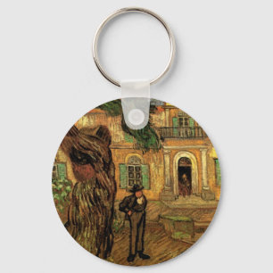 Tallträd i Saint-Paul av Vincent van Gogh Nyckelring