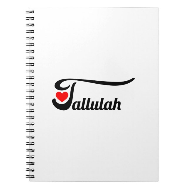 Tallulah Anteckningsbok (Framsidan)