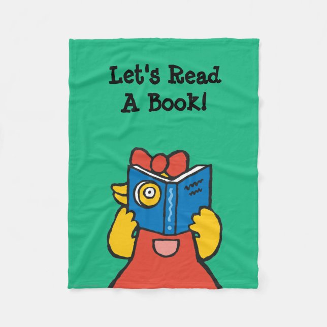 Tallulah gör ett roligt ansikte fleecefilt (Framsidan)