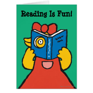 Tallulah gör ett roligt ansikte hälsningskort