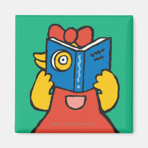 Tallulah gör ett roligt ansikte magnet