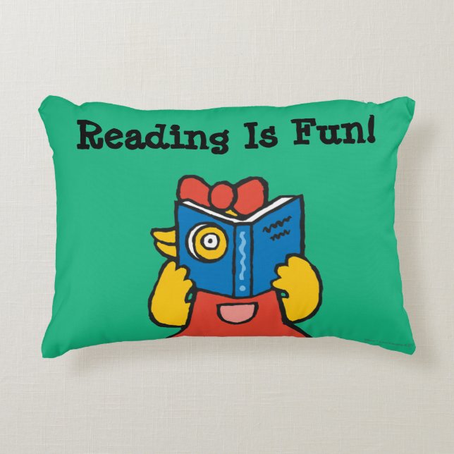 Tallulah gör ett roligt ansikte prydnadskudde (Framsidan)