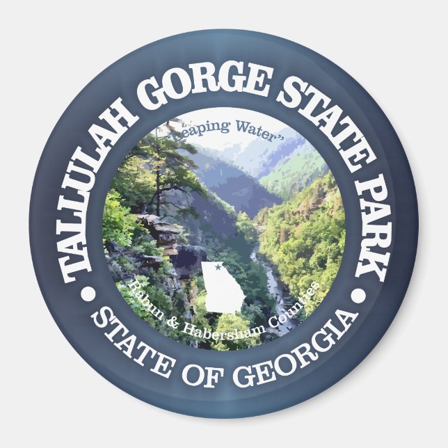 Tallulah Gorge SP Magnet (Framsidan)