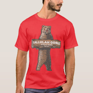 Tallulah Gorge State Park Georgia GA Bear Vacation T Shirt