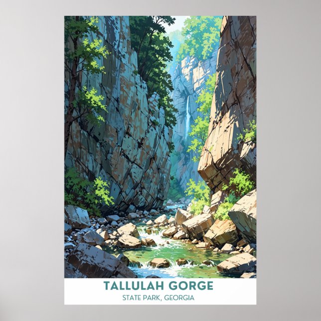 Tallulah Gorge State Park, Georgia Poster (Framsidan)