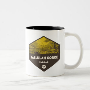 Tallulah Gorge State Park Georgia Två-Tonad Mugg