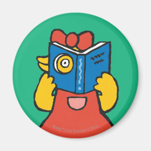 Tallulah Makes a Funny Ansikte Magnet