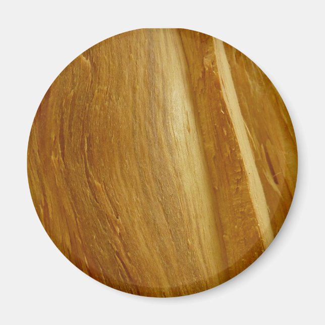 Tallved II Falsk Trästruktur Magnet (Framsidan)