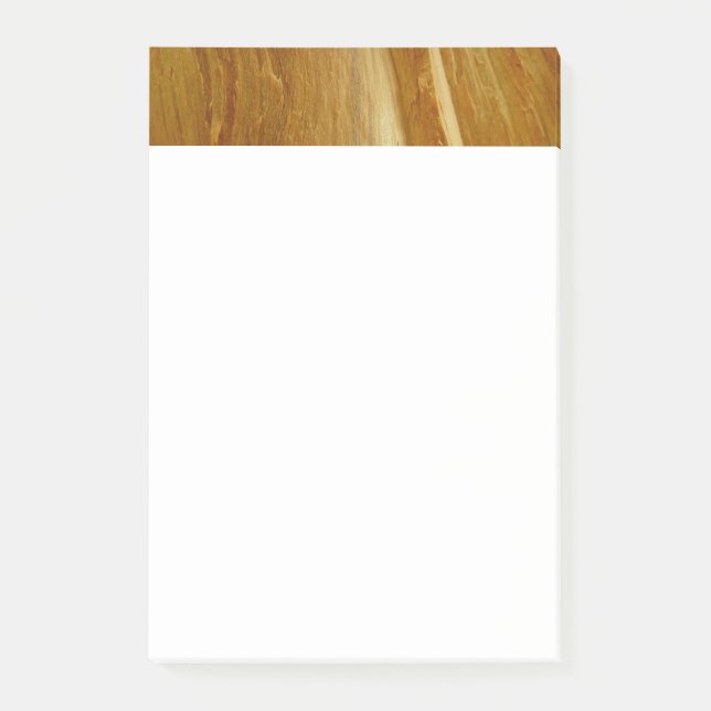 Tallved II Falsk Trästruktur Post-it Block (Framsida)