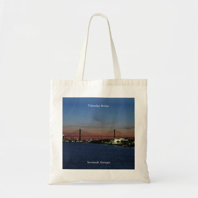 Talmadge Bridge till väskan Tygkasse (Framsidan)