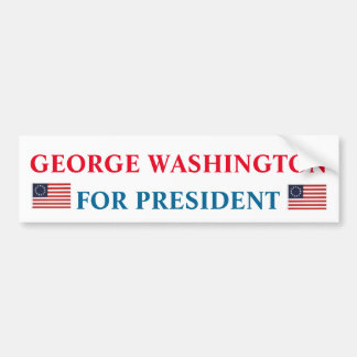Talman Bumper Sticker: George Washington Bildekal