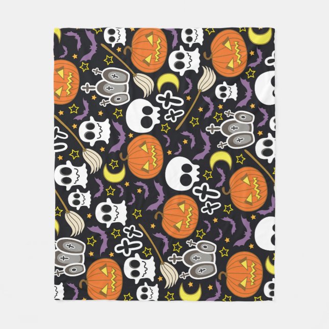 Talman Halloween: Den bästa bakgrunden. Fleecefilt (Framsidan)