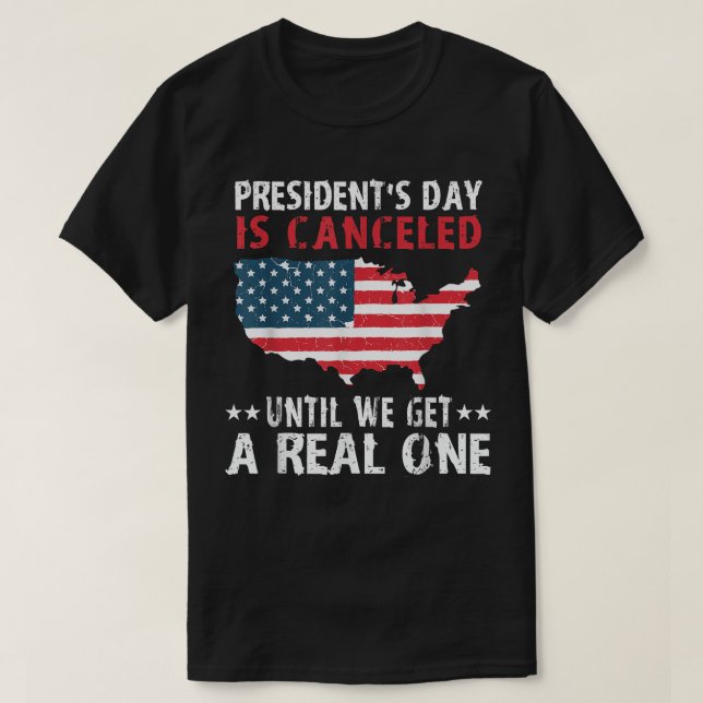 Talmandagen avbryts tills vi får en riktig dag t shirt (Design framsida)