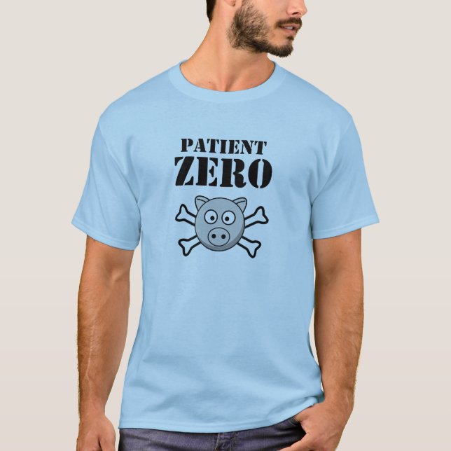 TÅLMODIG NOLLA - SWINEINFLUENSA TEE SHIRT (Framsida)