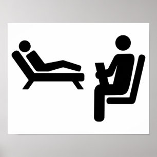 Tålmodig psykolog poster