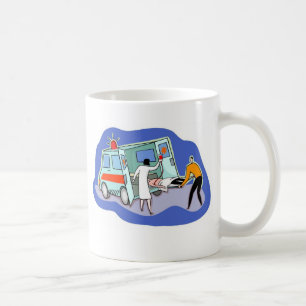 Tålmodig sjukvårdare - väga kaffemugg