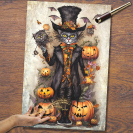 taloki katt 1 Halloween-Papper