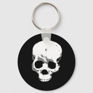 Taloky Creepy Skull Halloween-nyckelkedja Nyckelring