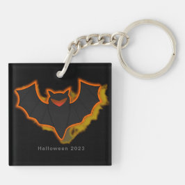 Taloky Fladdermus Halloween Keychain | Svartvit te