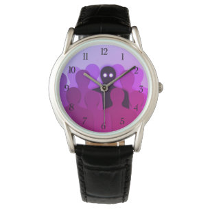 Taloky Ghost i People Crowd Horror Art Armbandsur