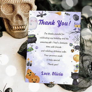 Taloky Halloween Cute Ghost Party - tackkort Tack Kort