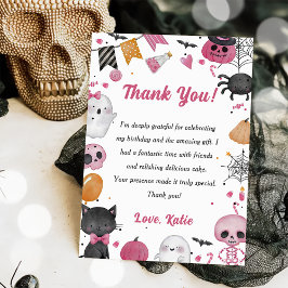 Taloky Halloween Cute Ghost - tackkort Tack Kort