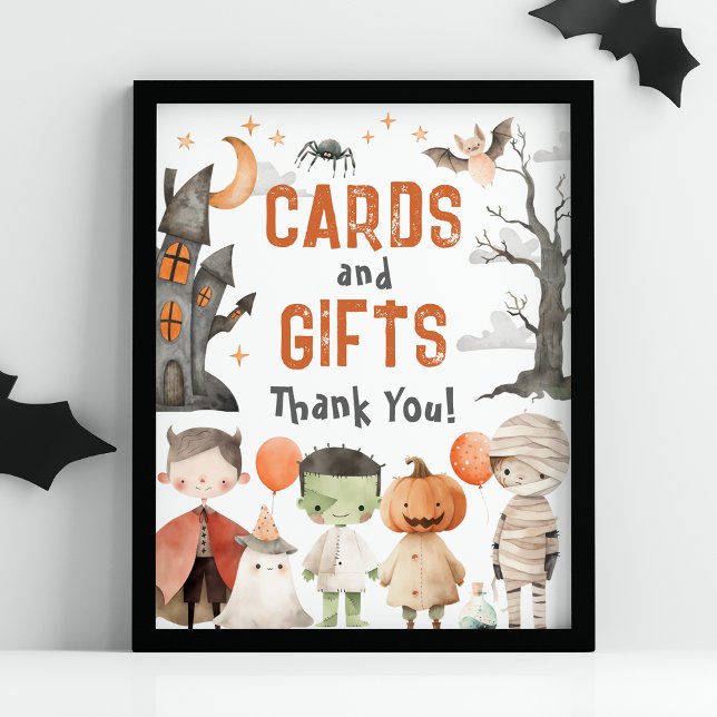 Taloky Halloween Födelsedagskort och presenttecken Poster (Skapare uppladdad)