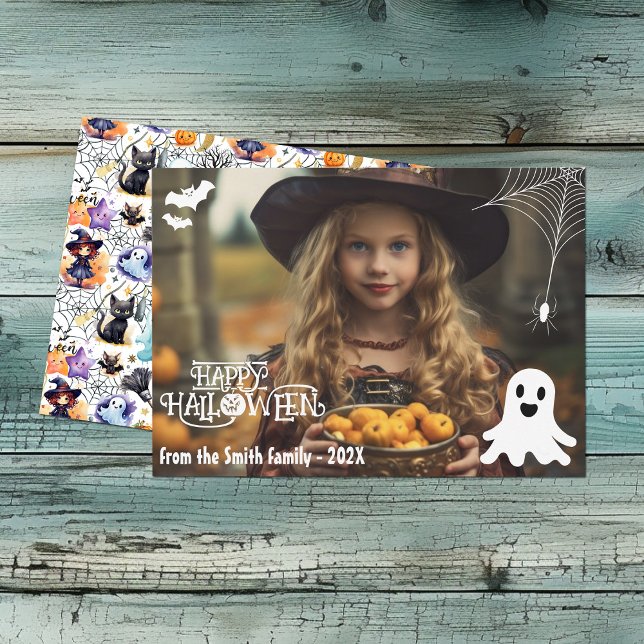 Taloky Halloween-fotokortsäsong Julkort (Skapare uppladdad)
