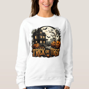 Taloky Halloween kväll med spöken och pumpor T Shirt