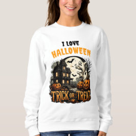 Taloky Halloween kväll med spöken och pumpor T Shirt