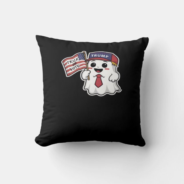 Taloky, Halloween, stryck eller rösträtt, jag får  Kudde (Framsida)