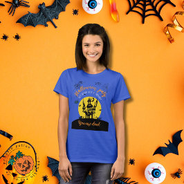 Taloky Halloween T-Shirt - Hemligt hus och dyrt