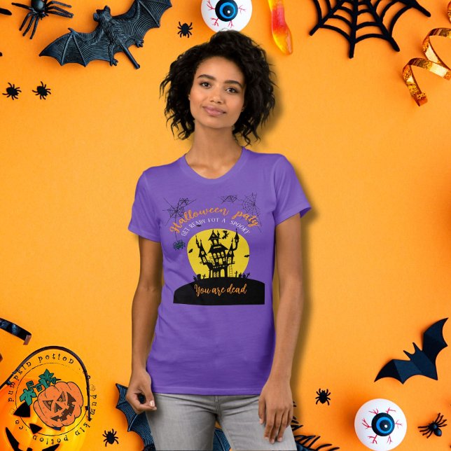 Taloky Halloween T-Shirt - Hemligt hus och dyrt (Skapare uppladdad)